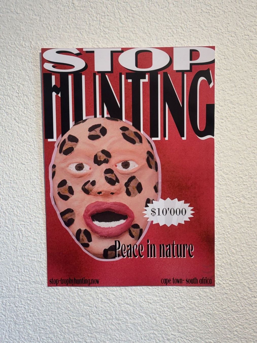 Foto & Immagini: Retro Plakat/Poster - STOP HUNTING (Leopard) – Nuovo (secondo la descrizione) da Worb venduto da maco_arts