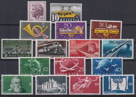 H42) Freimarken 275-284 und 291-296, mit Gummi ohne Falz