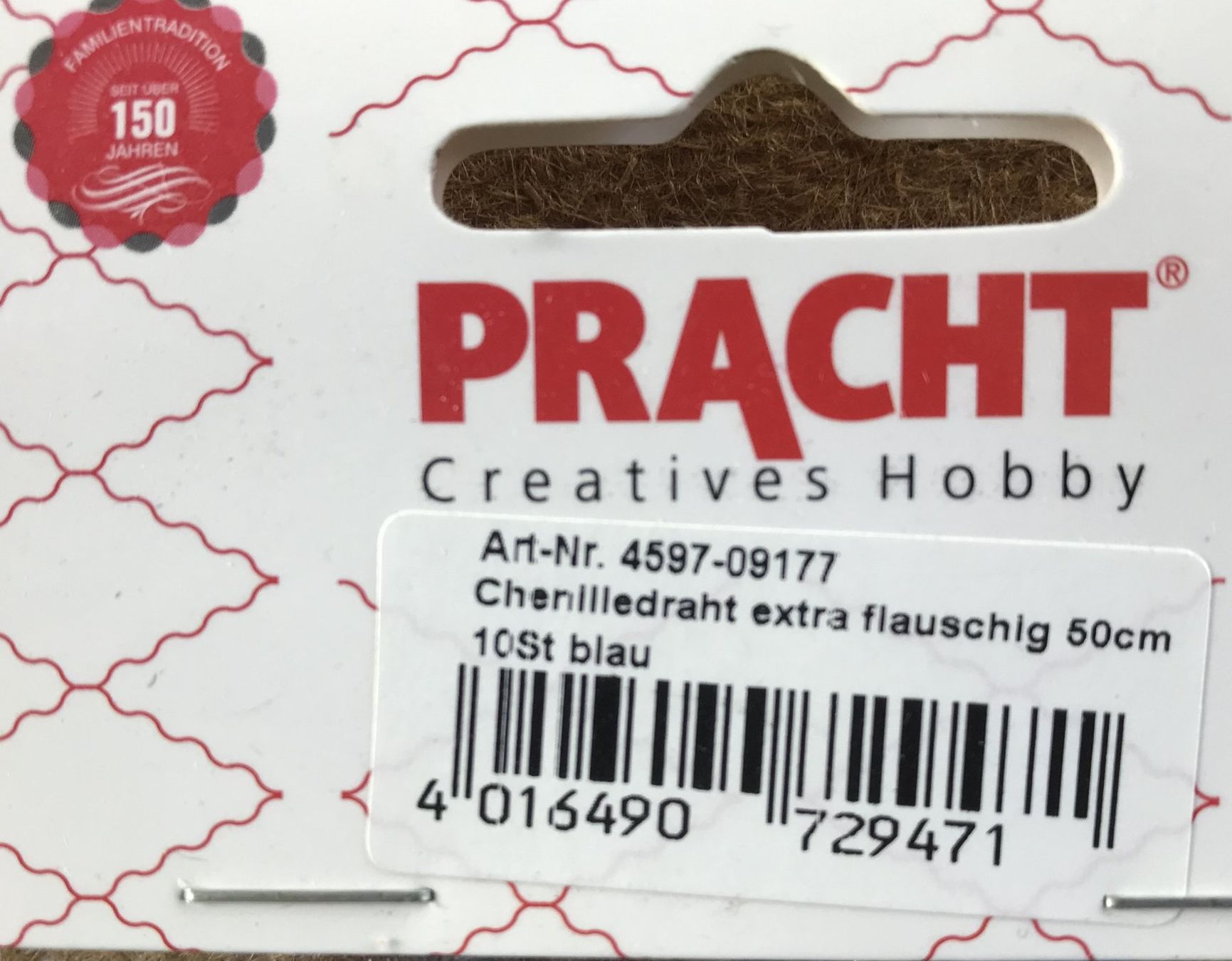 Kit bricolage: LOT CHENILLEDRAHT EXTRA FLAUSCHIG BLAU – Nuovo e nell'imballaggio originale da Ostermundigen venduto da wini63 3