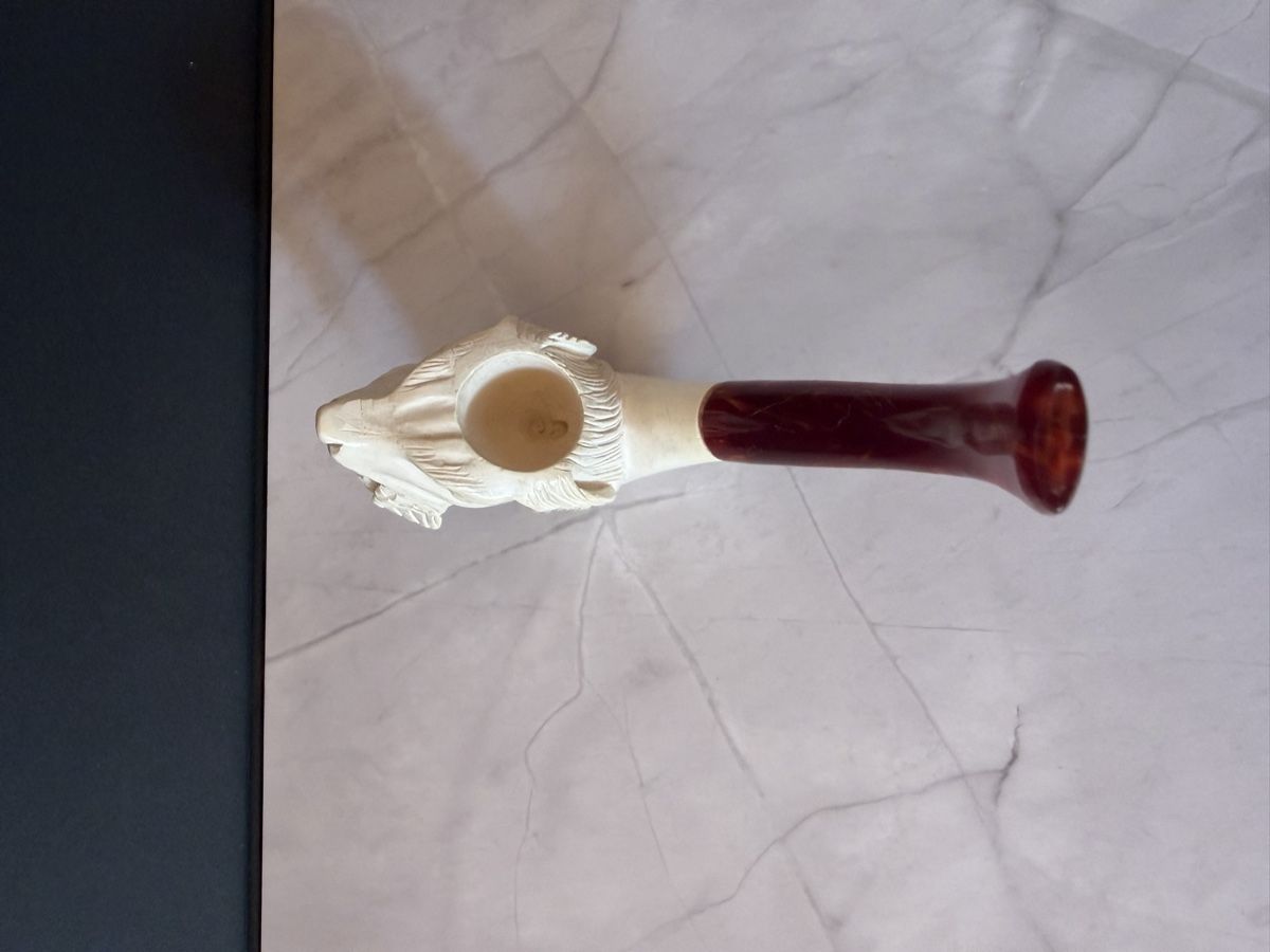 Pipe & Accessori: Handgeschnitzte Meerschaumpfeife, filterlos – Nuovo (secondo la descrizione) da Uzwil venduto da Calla03 1