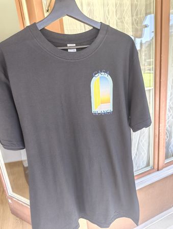 Casa Blanca T-Shirt schwarz mit Aufdruck guter Zustand Large