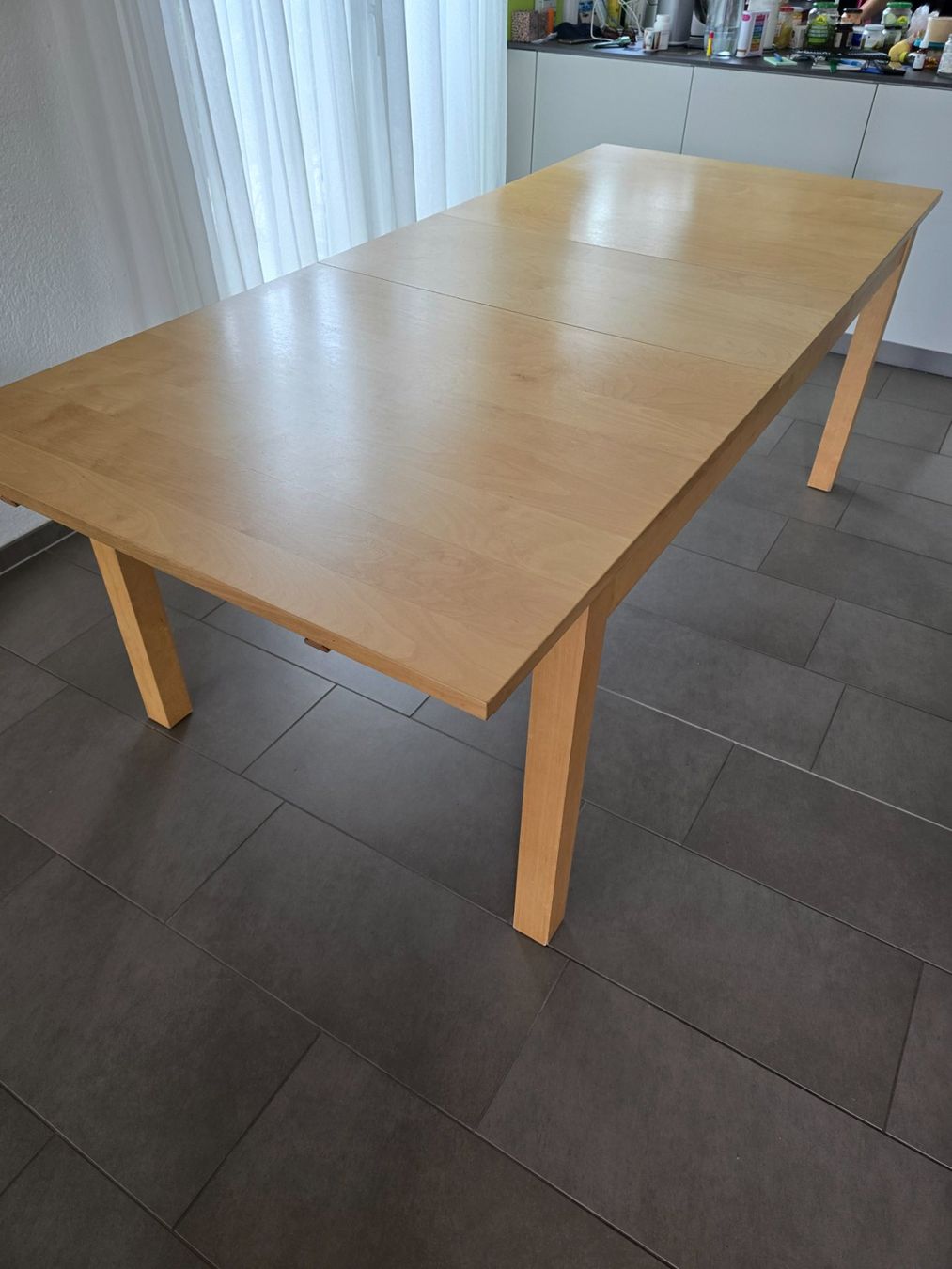 Ikea Tische: Esstisch ausziehbar helles Holz – Gebraucht aus Urtenen-Schönbühl von judithundkuesu 2