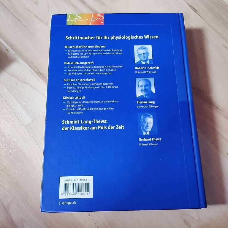 Libri: Physiologie des Menschen  – Usato da Dallenwil venduto da kae_m57s 1
