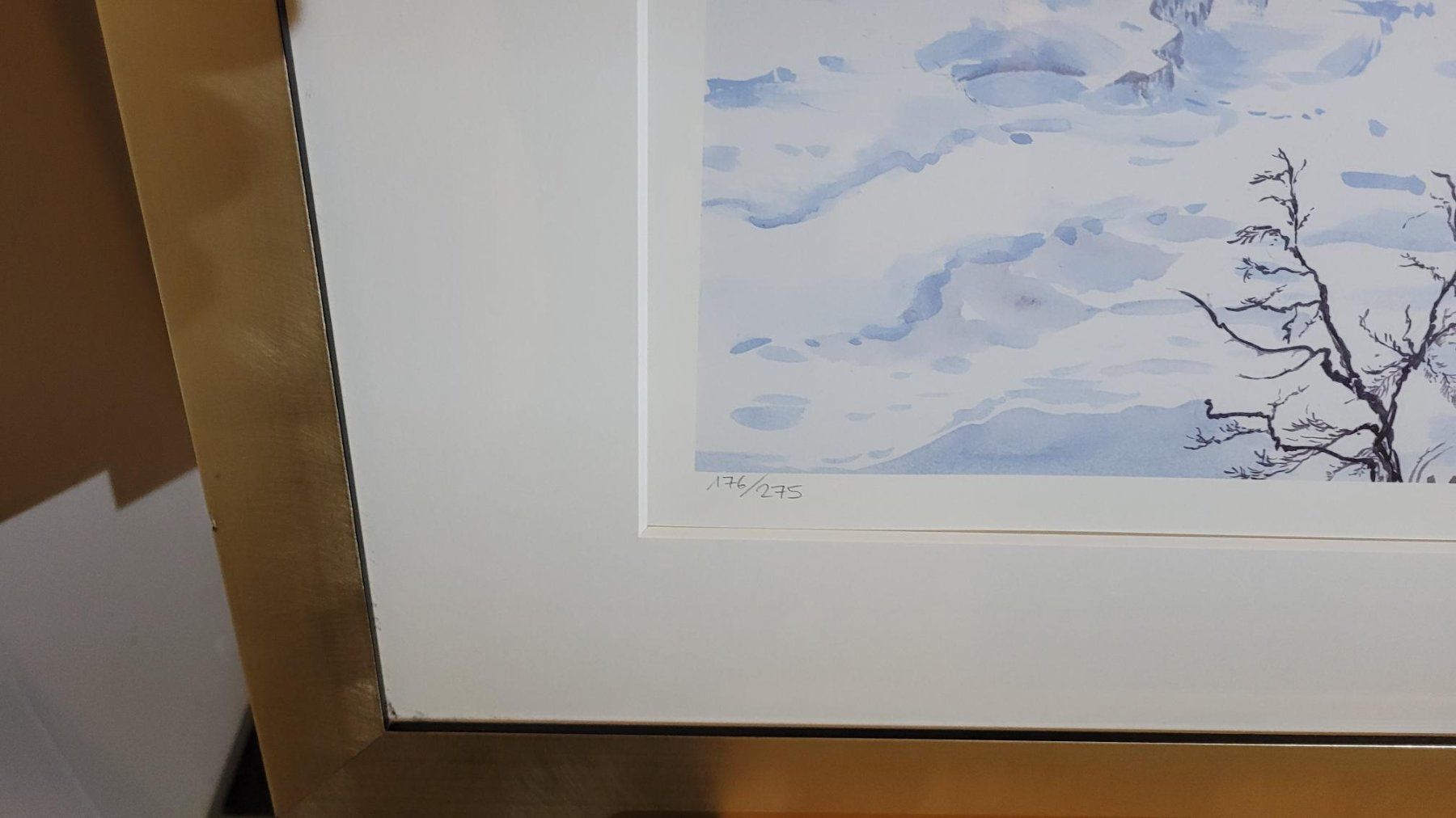 Grafica & Litografie: ** ERNI SIMONE, "Tiger im Schnee", Serigraphie ** – Usato da Luzern venduto da Luzern1 1