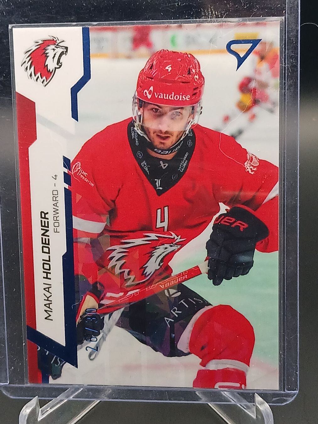 Sportzoo Sammelbilder & Trading cards: Sportzoo - NLA 24/25 Lausanne, Makai Holdener /30 – Gebraucht aus Kloten von Bricks_and_Cards