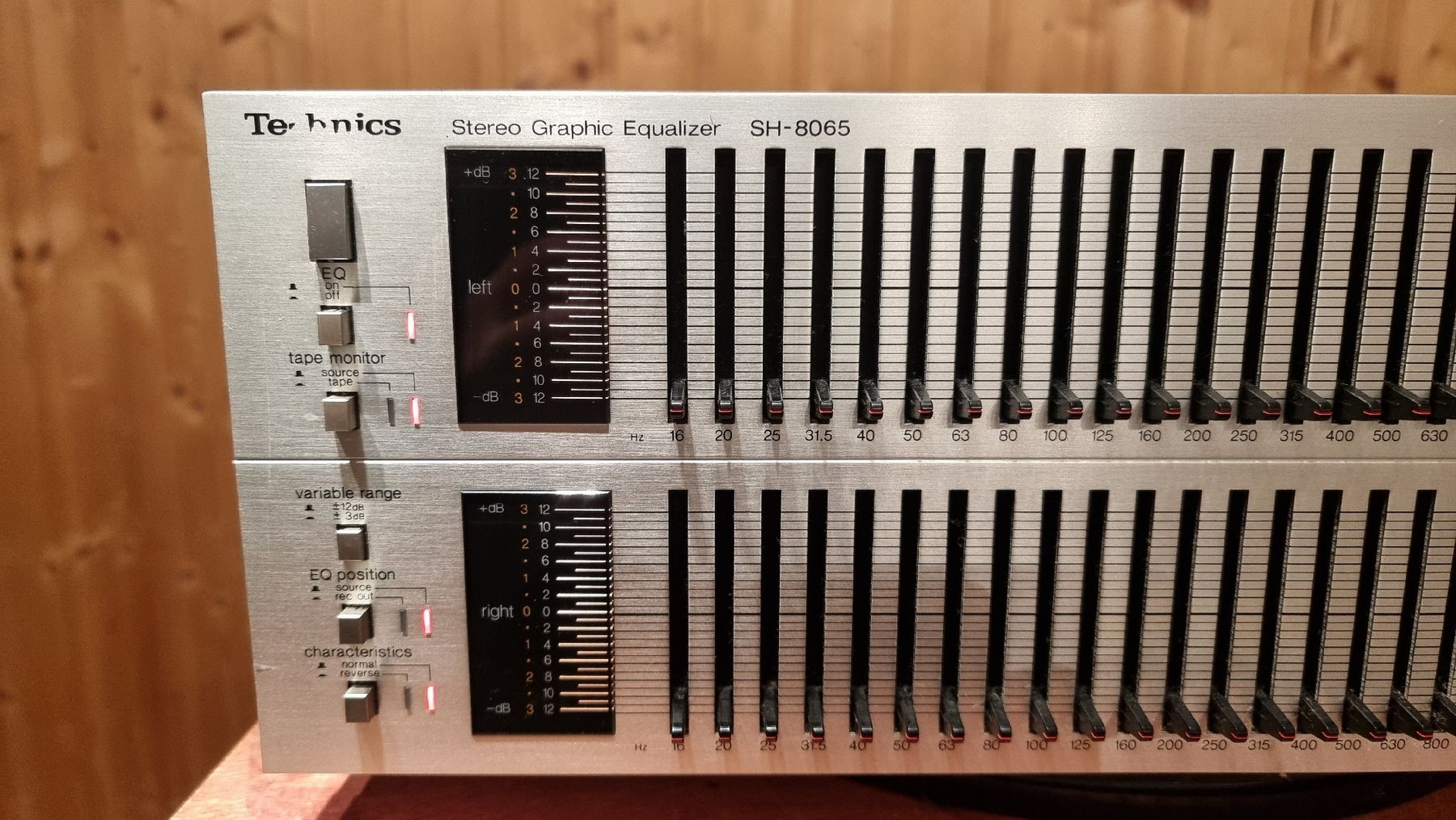 Technics Equalizzatori: Technics Stereo EQ SH-8065, 2x34 Band – Usato da Schöfflisdorf venduto da Silvervintage.CH 1