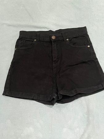 Jeans Shorts Schwarz Stretchy Grösse 28