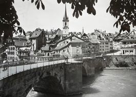 BERN Untere Nydeckbrücke und Nydeckkirche
