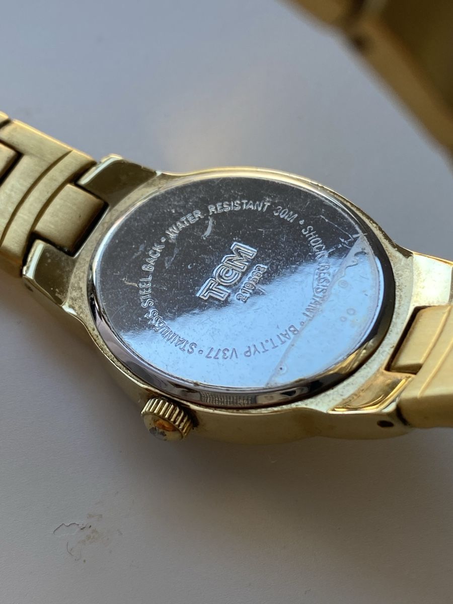 TCM Orologi: TCM Goldene Quartz Damen Uhr – Nuovo (secondo la descrizione) da Givisiez venduto da dor_xb9k 3