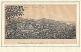 SCHÖNBRUNN BEI ZUG, LITHOGRAPHIE 1892