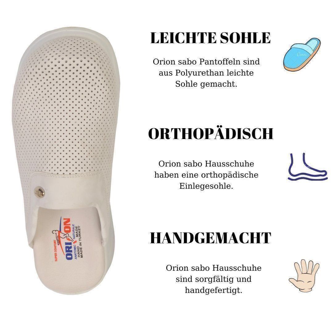 Scarpe da uomo: Sabo orthopädische Clogs Slipper Weiss – Nuovo e nell'imballaggio originale da Oberglatt ZH venduto da Azurra 2