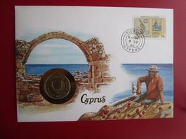 Münzbrief Cyprus Zypern 1983