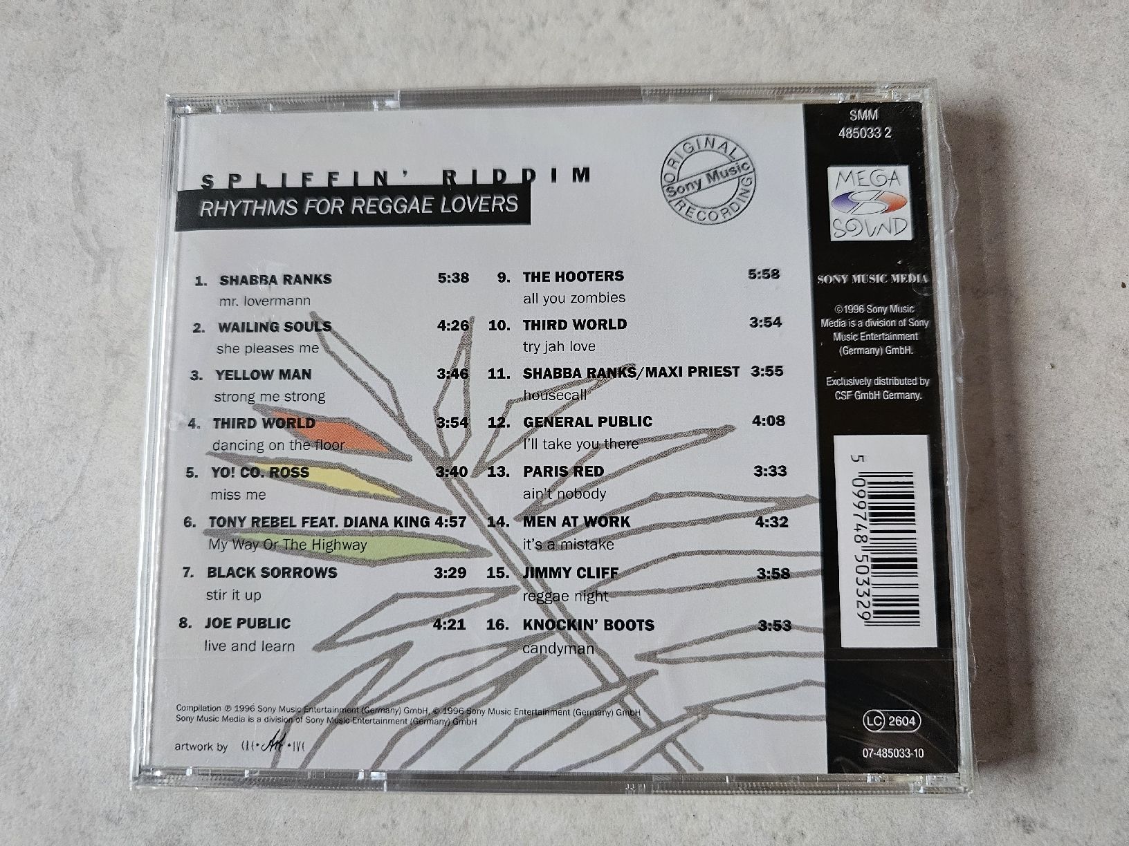 CD: Spliffin' Riddim  -  Rhythms For Reggae Lovers  /  Fabrikneu – Nuovo e nell'imballaggio originale da Schneisingen venduto da backstore24 1