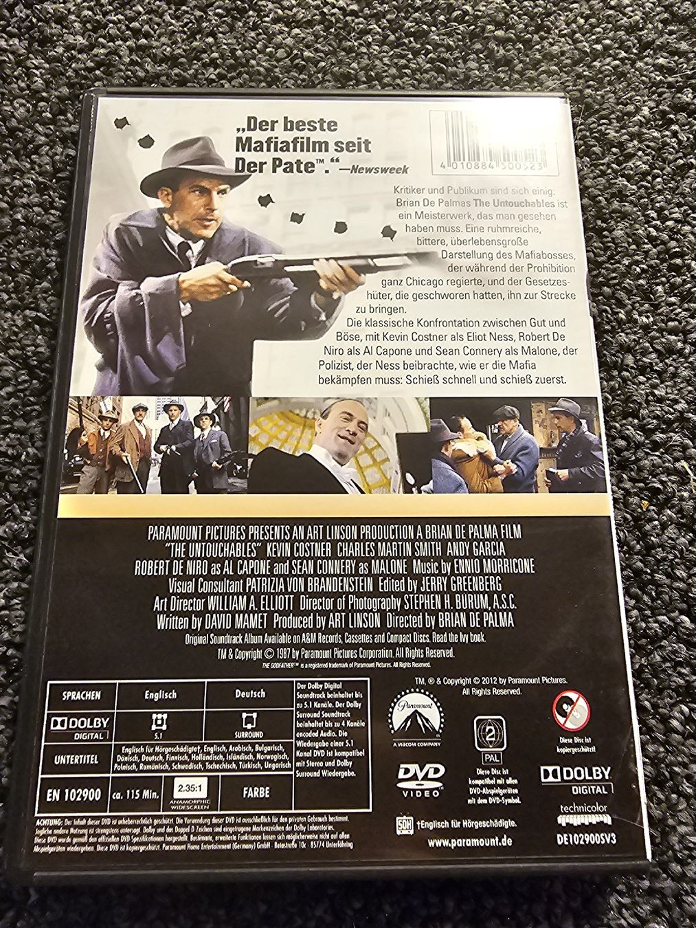 Tutti i DVDs: The Untouchables (20903) – Usato da Ruswil venduto da jan_bxl5 1