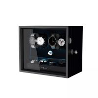 LED Automatische Uhrenbewegerbox 4 Uhren mit 4 Uhrenbeweger