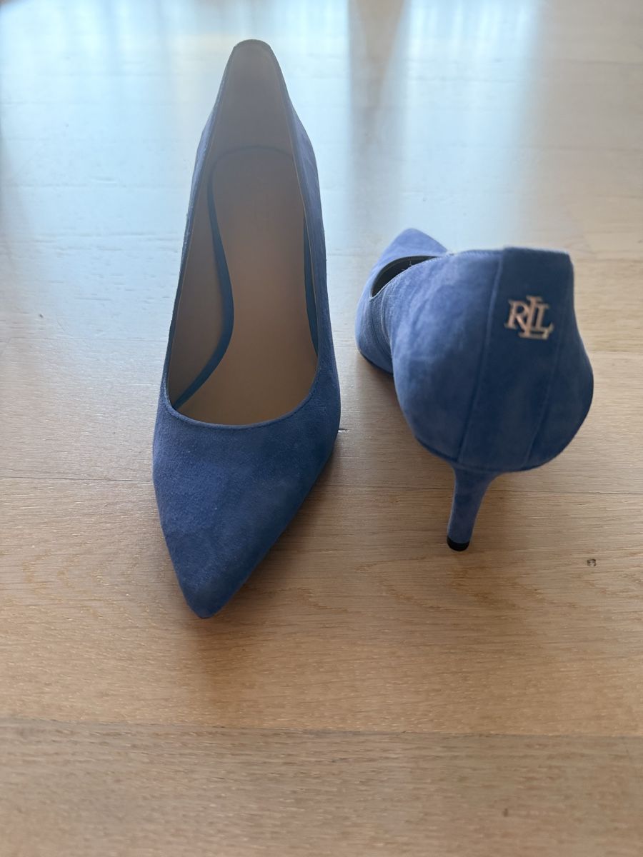 Pompe & Parti di ricambio: Ralph Lauren Wildleder Pumps – Nuovo e nell'imballaggio originale da Zürich venduto da szi_25tn 2