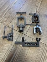 Werkzeugset aus fünf Teilen zum Bördeln & Co. gebraucht