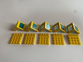 LEGO - GELBE - SCHARNIER - PLÄTTLI
