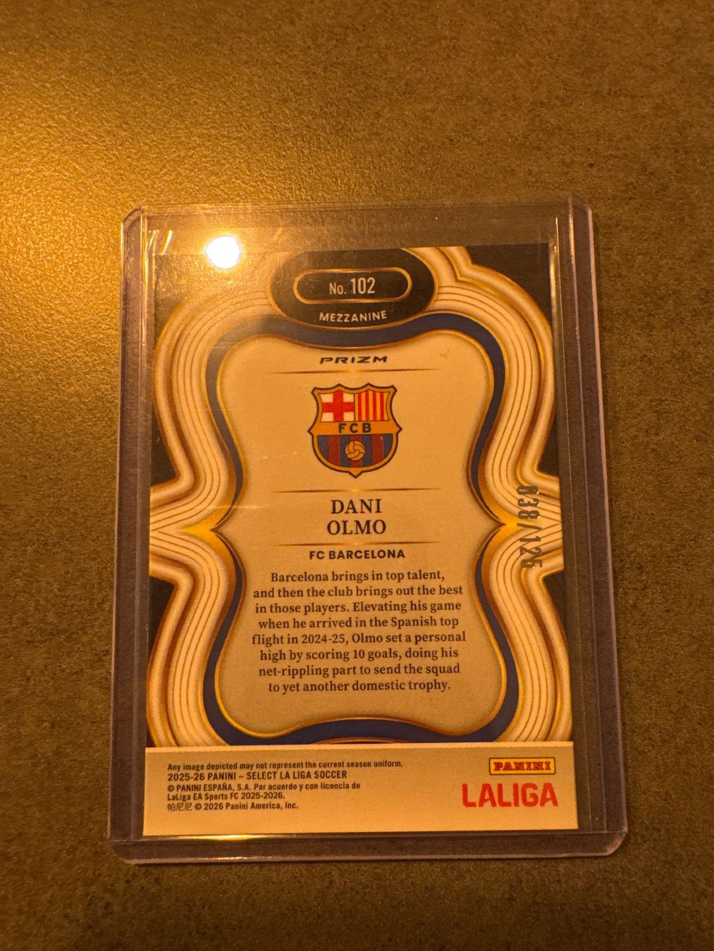 Panini Carte collezionabili: Panini Select Dani Olmo /125 – Nuovo (secondo la descrizione) da Winterthur venduto da Fischinho 1