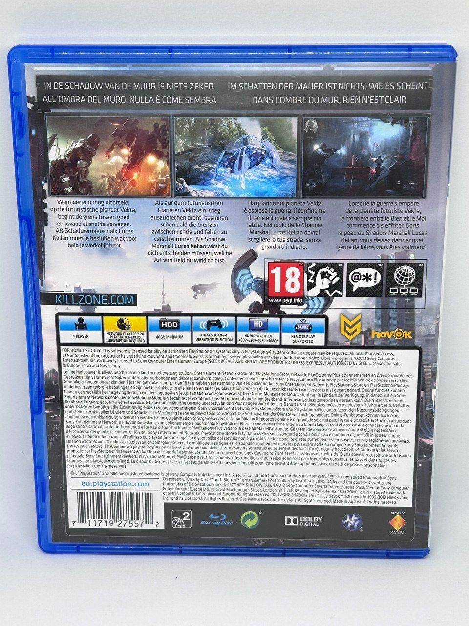 Sony Giochi: Killzone Shadow Fall  per PlayStation 4 – Usato da Giubiasco venduto da LorisVale 1
