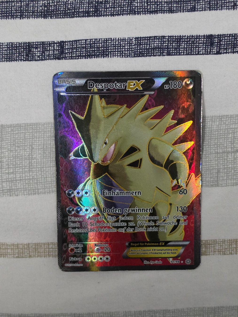 Pokémon Carte collezionabili: Despotar EX 91 – Usato da Binningen venduto da oscark77