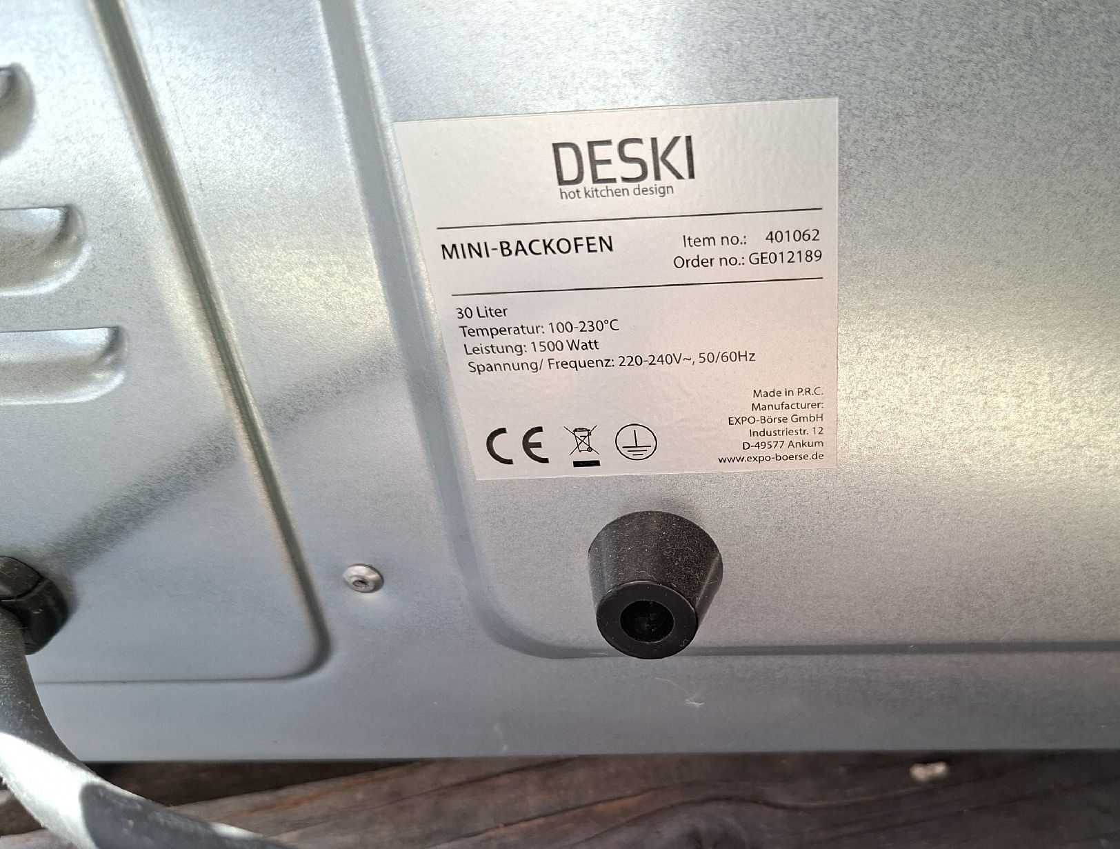 Backöfen: Mini Backofen – Gebraucht aus Sargans von sonja042 2