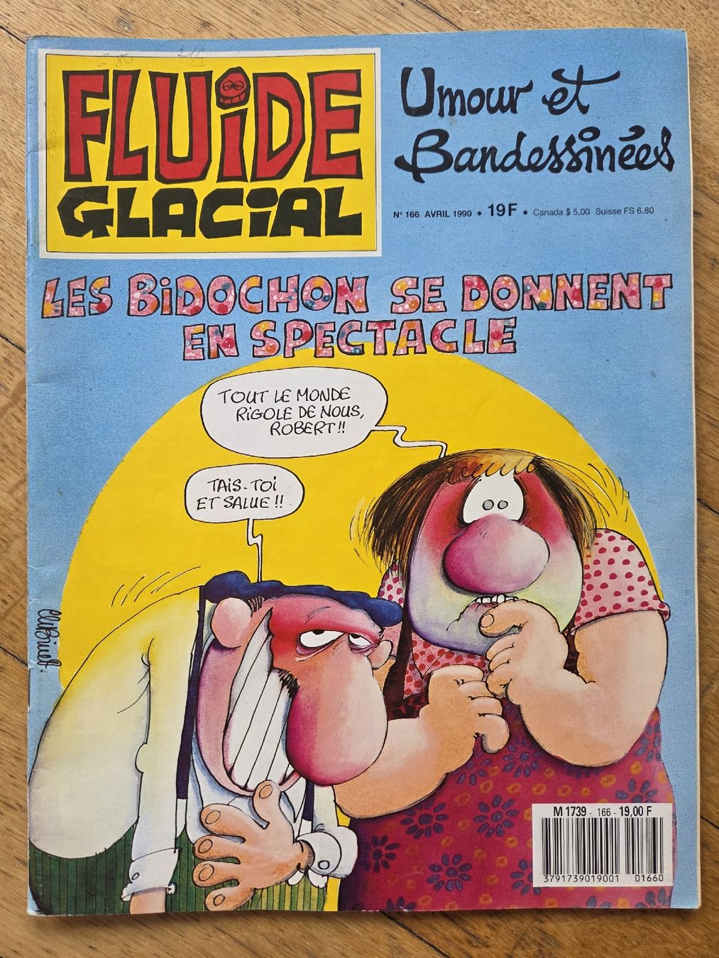 Fumetti: Fluide Glacial N° 166 - Avril 1990  – Usato da Territet venduto da Cenh