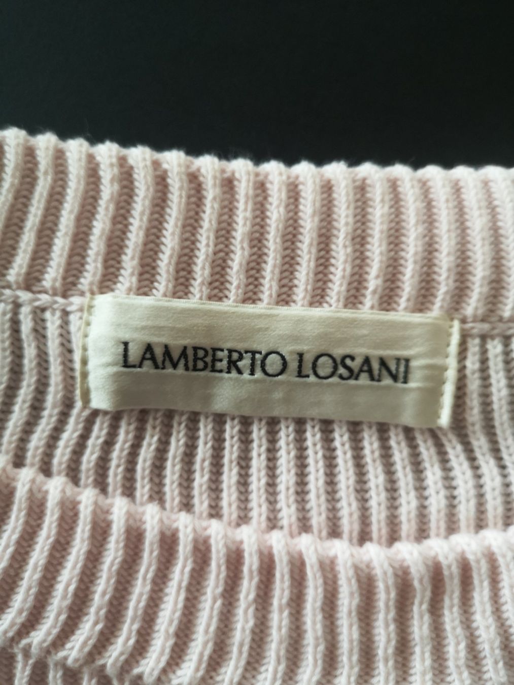Maglioni & Felpe: Pullover Strickpullover von Lamberto Losani in Pastell Rosa – Usato da Suhr venduto da Funkenflug 1
