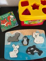 Spielzeug Konvolut Fisher-Price Hape Buch gut erhalten