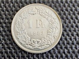 1 Franken 1983 unzirkuliert - top Zustand