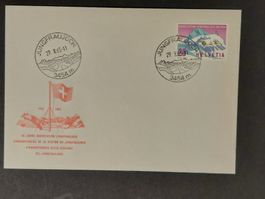 Sonderbrief 50 J Bahnstation Jungfraujoch, 1965