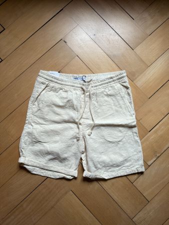 ZARA - Relaxed Shorts crèmeweiss L (NEU)