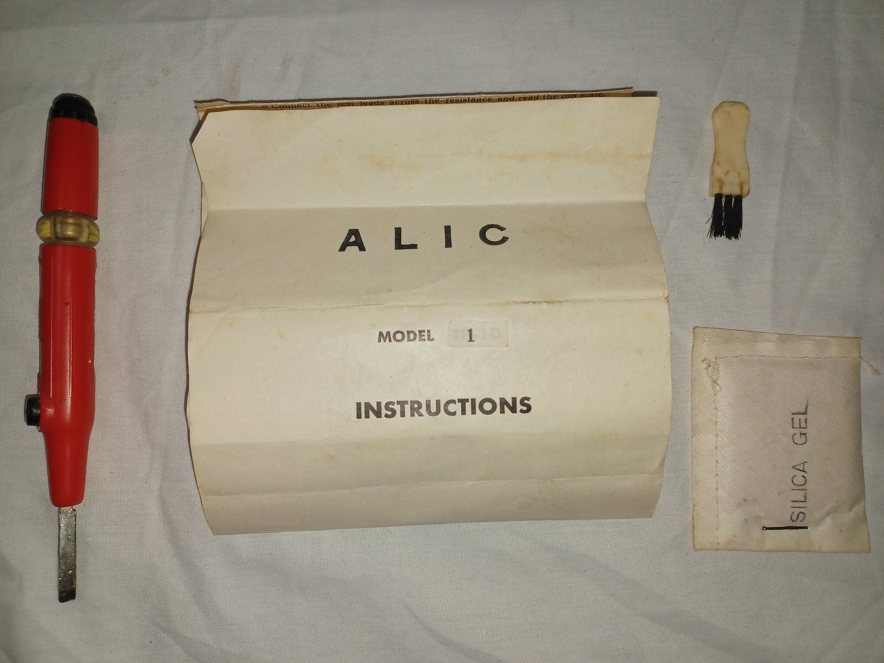 Misurare: Alic Multimeter, Vintage – Difettoso da Linthal venduto da Luther 4
