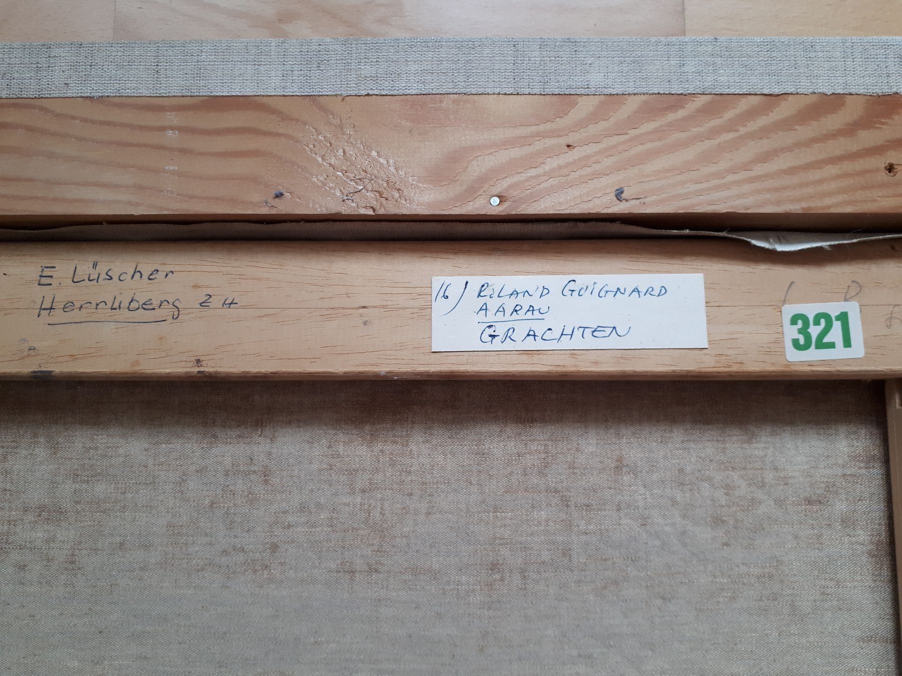 Dipinti: Ölbild "Grachten" von Roland Guignard – Usato da Dielsdorf venduto da anabur 3