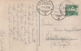 Karte mit AMBULANT-Bahnpost-Stempel-1911