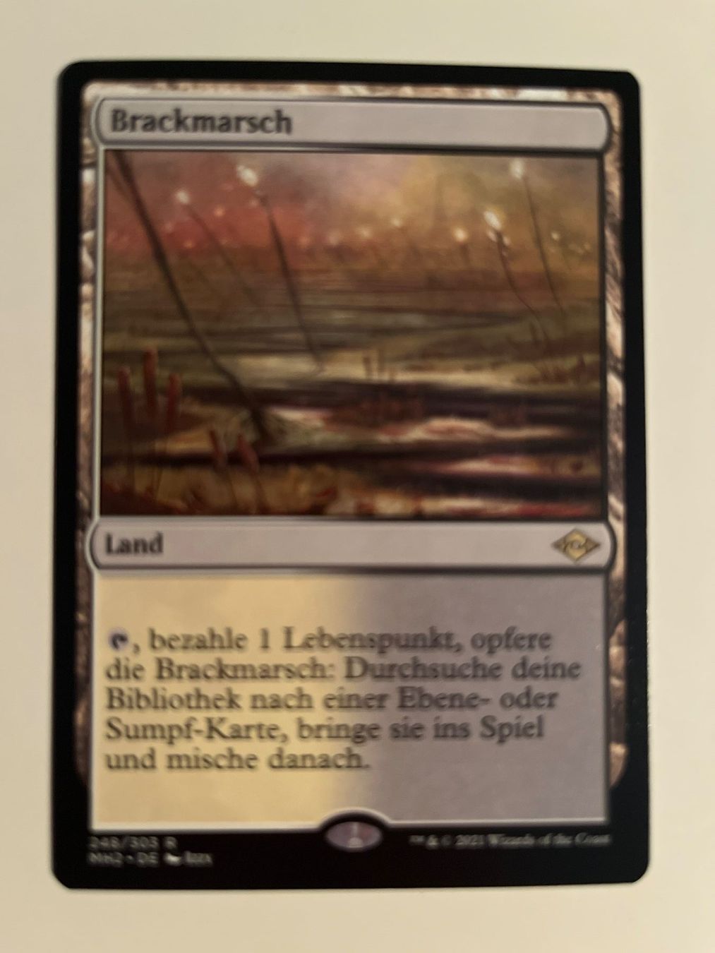 Magic The Gathering Sammelbilder & Trading cards: 1 x Brackmarsch - Magic: The Gathering - MtG – Gebraucht aus Kriens von Shadi1980