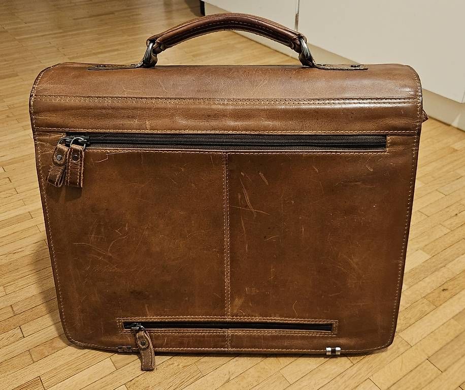 Borse: Ledertasche Hedin - Baron von Maltzahn – Usato da Schliern b. Köniz venduto da FMB123 3
