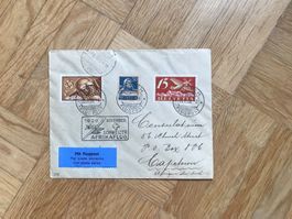 1926. Afrikaflug. Flugpostbeleg nach Kapstadt