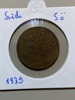 Suède - 5 Öre - 1939