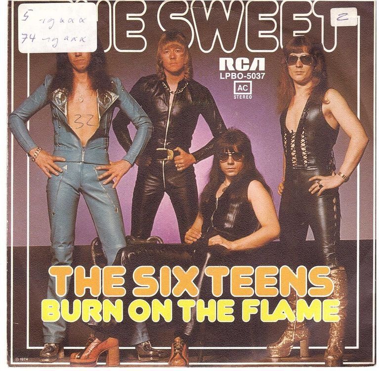 Dischi in vinile: The -sweet  --  The six Teens   Single7 – Usato da Rheinau venduto da thespecials