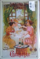 NEU/OVP: Champgne Champagner Blechschild