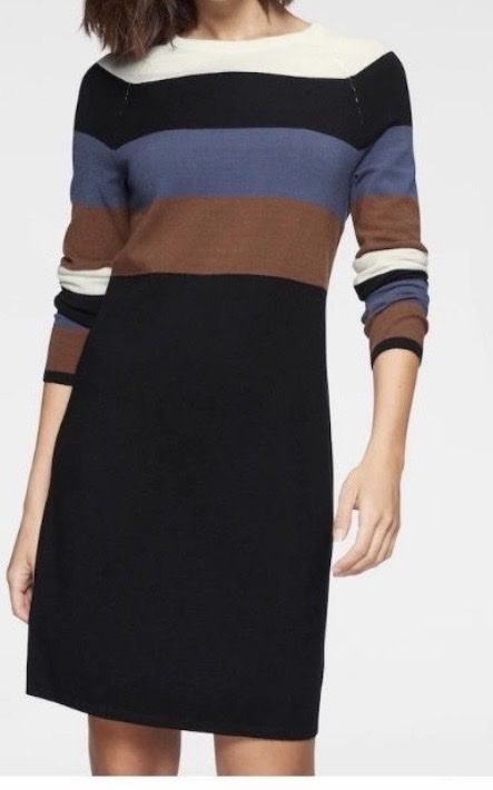 Vestiti: Tamaris Kleid, gestreift, Gr. 42 – Usato da Schwyz venduto da Maerzetuepfli