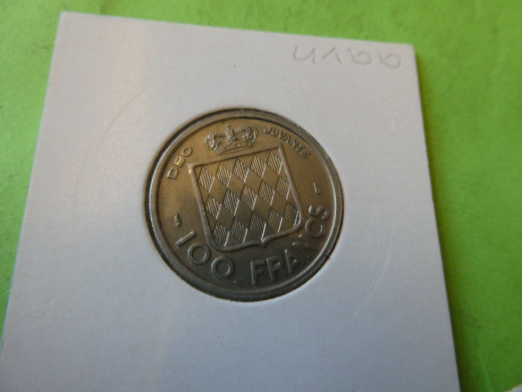 Tutti le monete: Monaco 1956, 100 Francs - unz – Usato da Hinterforst venduto da Rohusri 1