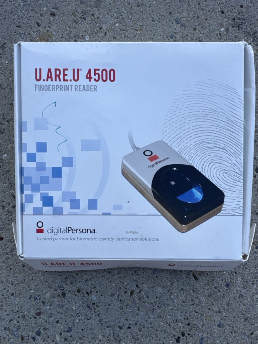 Componenti elettronici: Fingerprint Reader Digital Persona U.are.u 4500 – Nuovo e nell'imballaggio originale da Zürich venduto da Brockiwelt