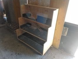 Meerschweinchenstall mit 3 Ebenen