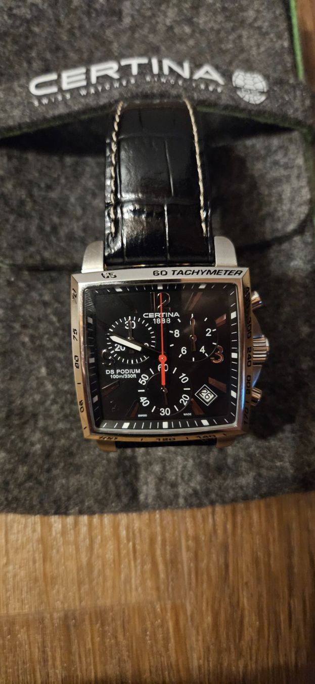 Certina Montres: Certina DS Podium Square Chrono – D'occasion à Giswil par 7395hans 1