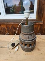 Rustikale Wagenrad Tischlampe Unikat Vintage Shabby Chic
