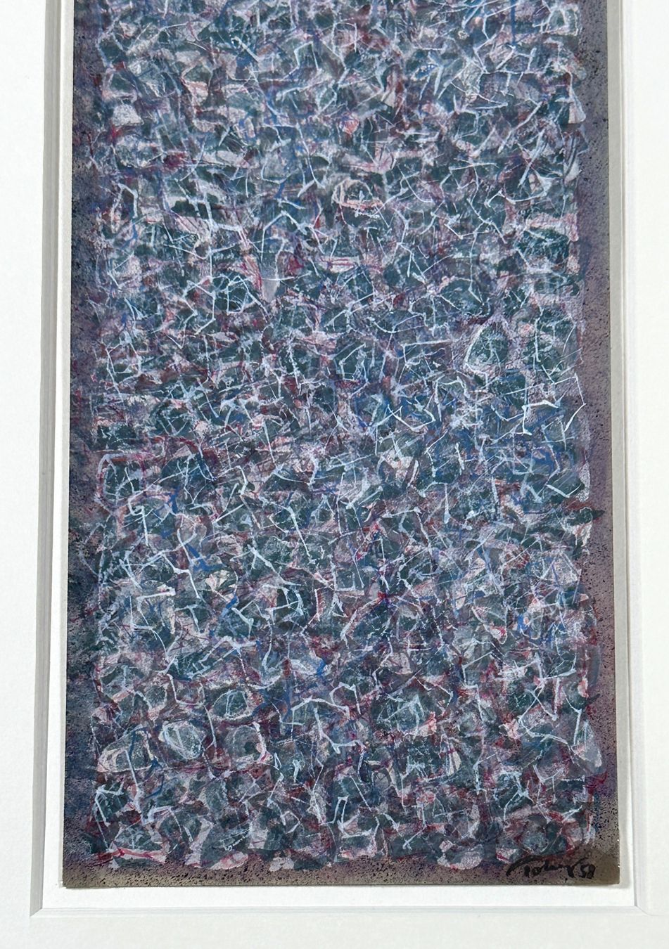 Dipinti: Mark Tobey Tempera auf Papier – Usato da Horgen venduto da eli_9xdn 3