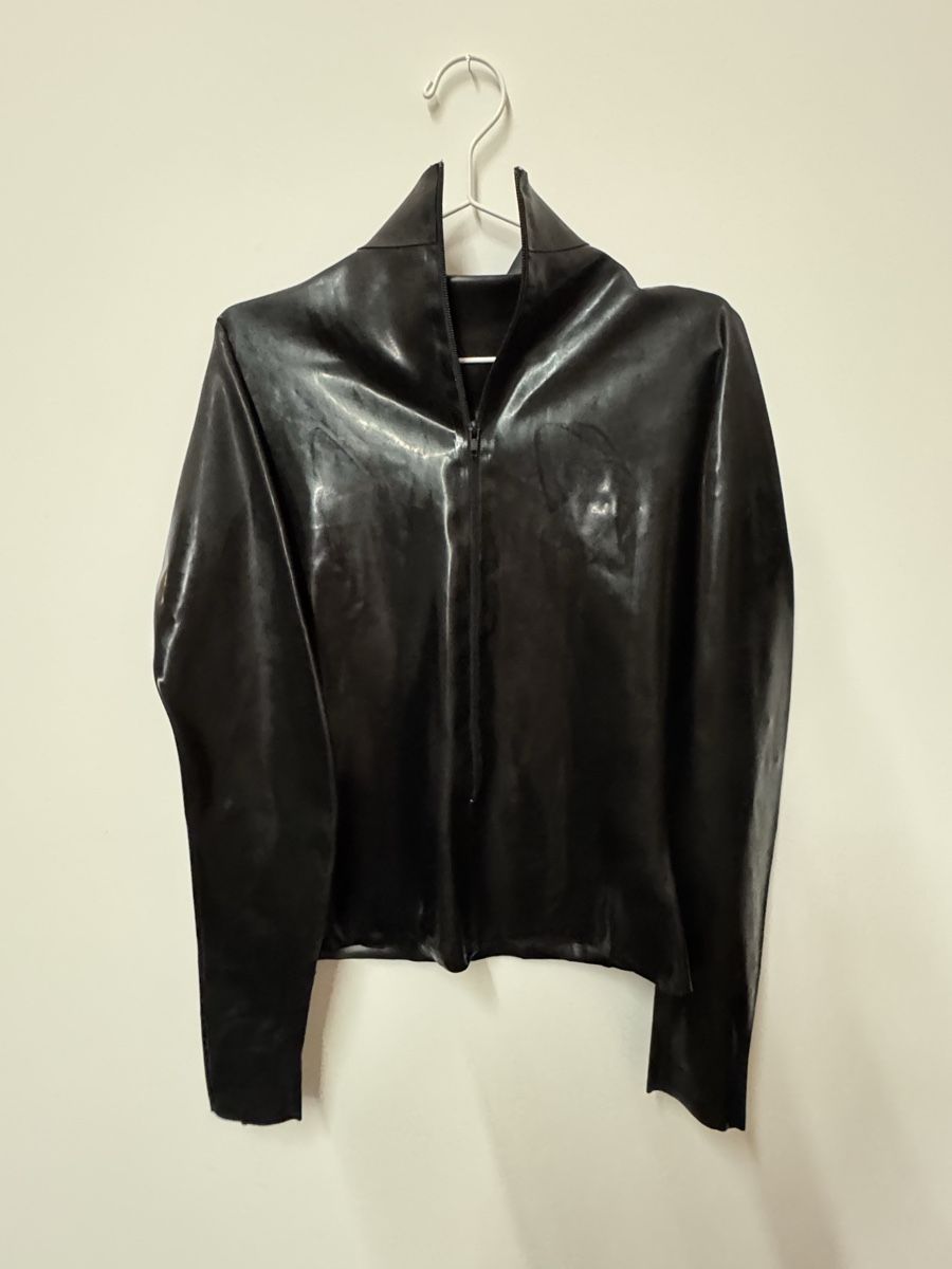 Camicette: Latex Bluse Schwarz – Usato da Meisterschwanden venduto da sim_2nwm 2
