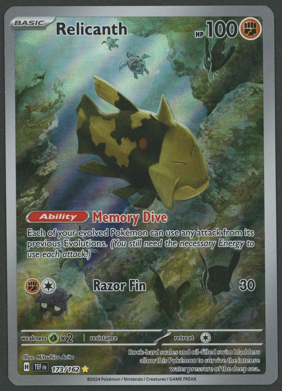 Pokémon Carte collezionabili: Relicanth IR 173/162 EN ab 1.- – Usato da Rupperswil venduto da gengarbasar